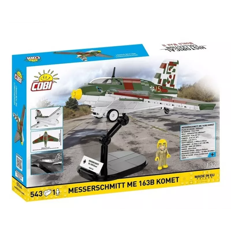Mattoncini Messerschmitt Me 163B Komet 543 pezzi
