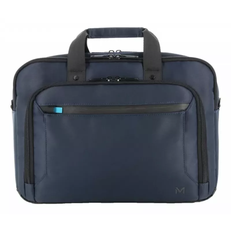 Mobilis Executive 4 Twice - borsa notebook - apertura dall'alto, 40 % materiale riciclato - 35.6 cm - 11 - 14 - blu navy, nero (005040)