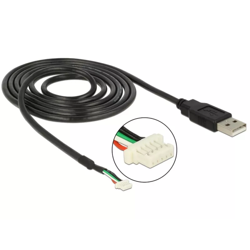 Cavo per fotocamera DeLOCK 95986 1,5 m nero