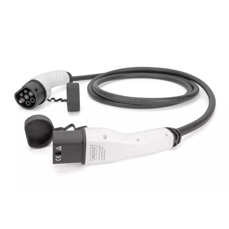 Cavo di ricarica EV Digitus 7,5 m Type 2 su Type 2 32 A 240 V