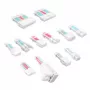 Kit cavo/adattatore Kolink Core Pro 12V-2x6 Type 2 prolunga intrecciata – Brilliant White/Neon Blue/Pure