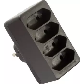 as - Schwabe 48412 distributore di prese nero (48412)