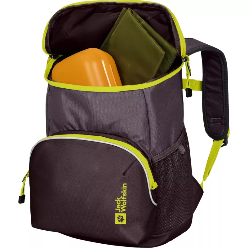 Zaino Jack Wolfskin Erlebnis Pack – lilla/giallo neon, 11 L