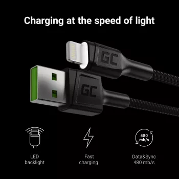 Cavo Lightning Green Cell KABGC05 1,2 m nero