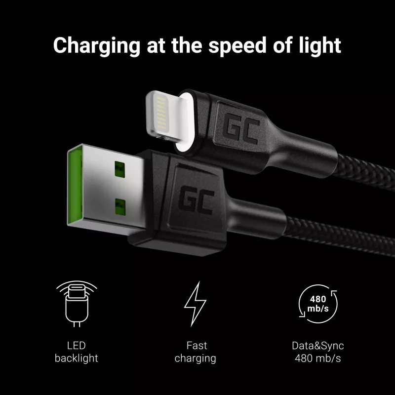 Cavo Lightning Green Cell KABGC05 1,2 m nero