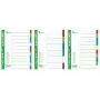 Indice Forpus, A4, 1-12 colori, plastica