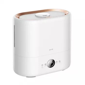 Umidificatore Deerma ST636W, serbatoio 4,5 L, 28 W, oro/bianco, 277×156×270 mm