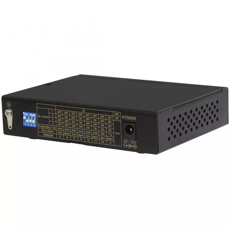Modem ALLNET ALL-MC116VDSL2 160 Mbit/s 2x RJ45 SFP nero