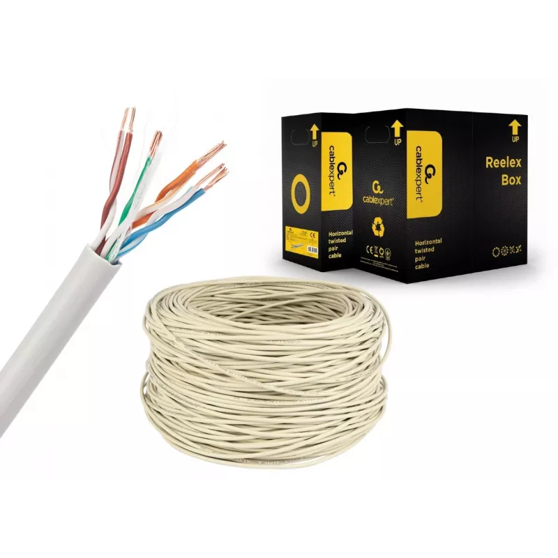 Gembird UPC-5004E-L Cavo di rete grigio 304,8 m Cat5e