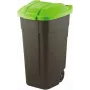 Pattumiera Curver 214125 110 L rettangolare in plastica nero, verde