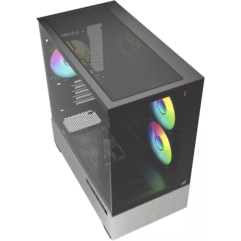 Case Sharkoon MK7 ARGB mATX 2x vetro