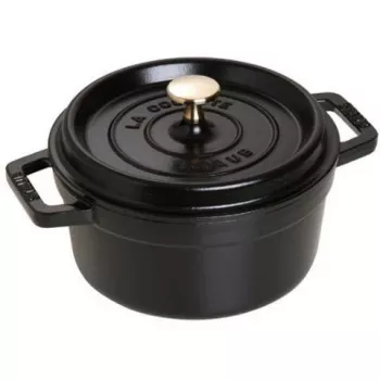 Staub La Cocotte 20 cm rotonda, nero, ghisa (40509-487-0)