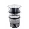 Esperanza Steam Volcano EKG009 Vaporiera, 3 cestelli, 400 W