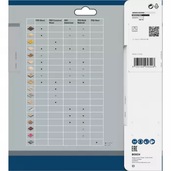 Bosch 2608837702 PRO Wood Cordless lama per sega circolare, Ø 184 mm, 24 denti, foro da 20 mm