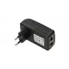 Alimentatore PoE Extralink POE-24-12W 24V 0,5A 12W da interno con spina a parete, nero
