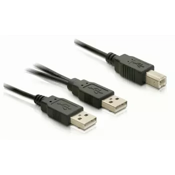 Cavo USB DeLOCK USB-B/USB-A 1 m nero