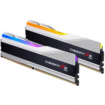 DIMM 64 GB DDR5-6000 (2x 32 GB) kit dual, memoria argento, F5-6000J3238G32GX2-TZ5RS, Trident Z5 RGB, INTEL XMP