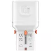 Caricabatterie da viaggio World 65W USB-C + USB-A bianco