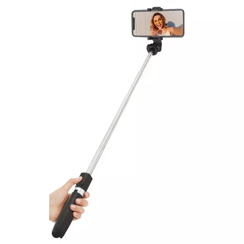 Treppiede MEDIA-TECH MT5542 selfie stick 2 in 1 regolabile in altezza leggero
