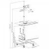 Carrello multimediale Maclean MC-793