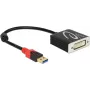 Adattatore cavo video DeLOCK 62737 DVI-I 0,2 m nero