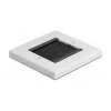 Piastra a parete DeLOCK 66491 bianco