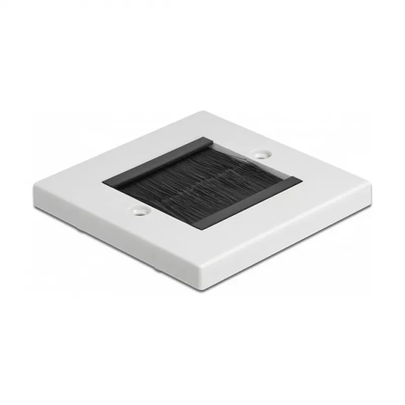 Piastra a parete DeLOCK 66491 bianco