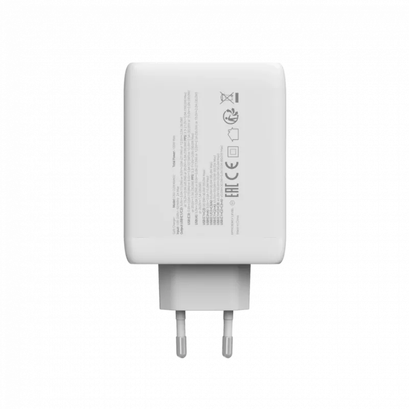 Caricabatterie universale da parete Canyon 100ACC High-Speed - 2x USB-C 100W - 1x USB-C 30W -