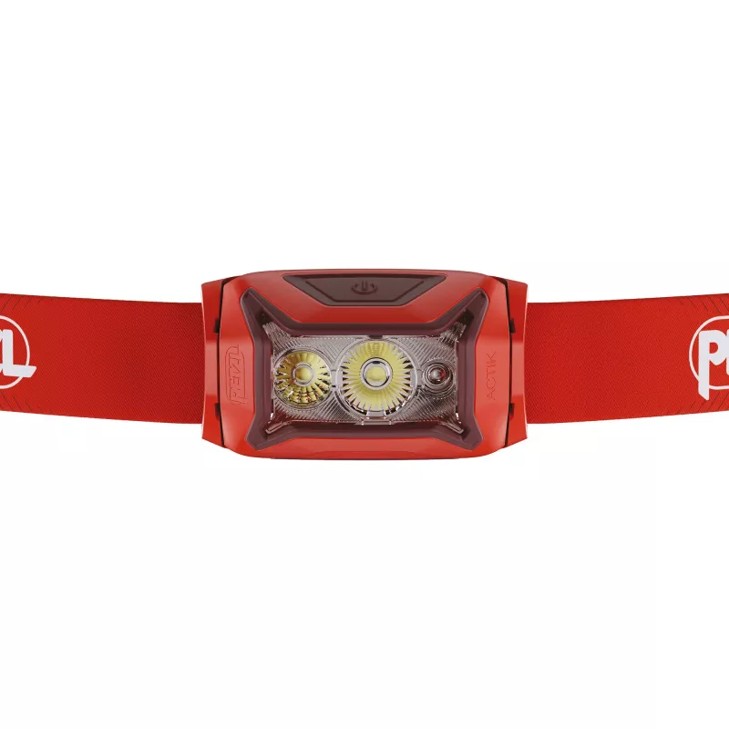 Torcia frontale Petzl Actik Red LED 100 lm IPX4 98 g