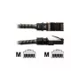 PatchSee PCI6Patch - Cavo patch - RJ-45 (M) a RJ-45 (M) - 2,7 m - FTP - CAT 6a - schermato, senza alogeni (PCI6-F/9)