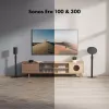Supporto da terra MACLEAN MC-496 per Sonos Era 100 e 300, regolabile in altezza 682–1068 mm