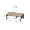Cama LOTTA 110 Tavolino rovere Wotan/nero opaco