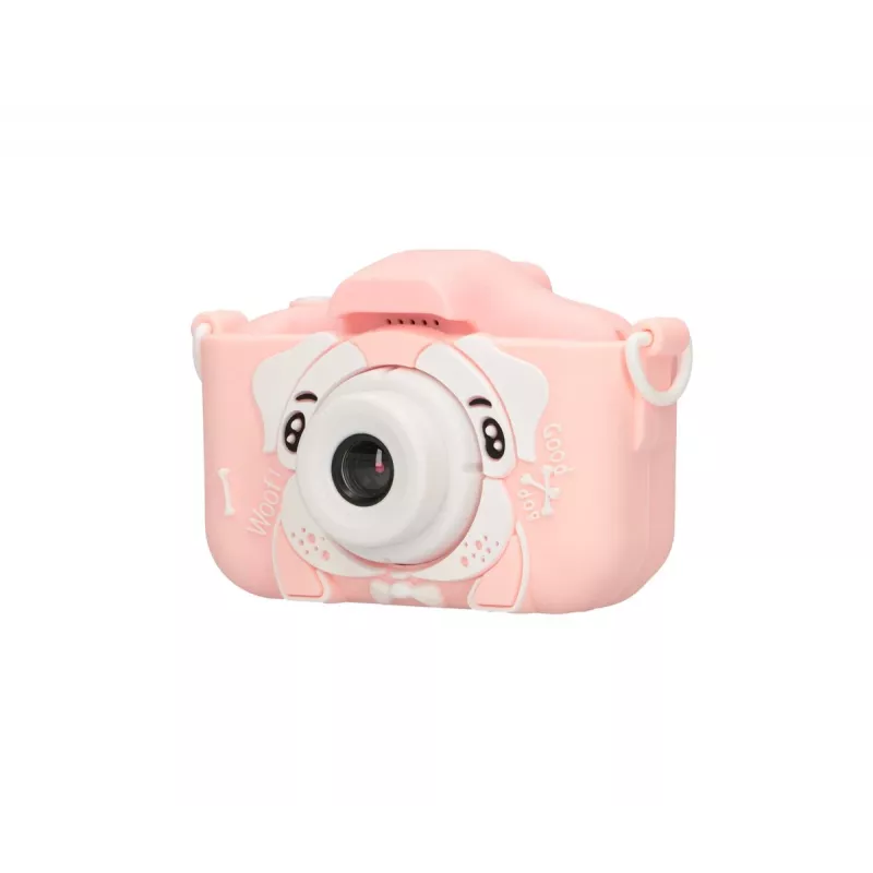 Fotocamera per bambini Extralink H28 Dual rosa 1080P 30fps, schermo 2.0 pollici