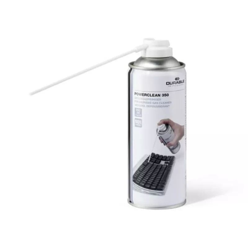 Durable Powerclean 350 - spray ad aria compressa - trasparente
