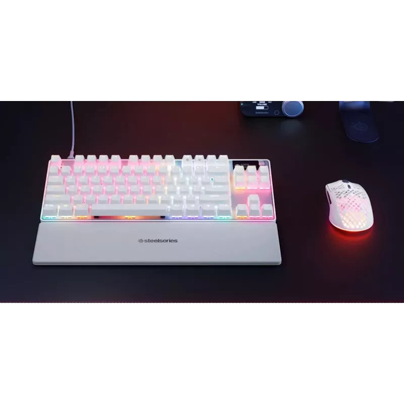SteelSeries Apex Pro TKL Gen 3 tastiera gaming, USB, inglese USA, bianca
