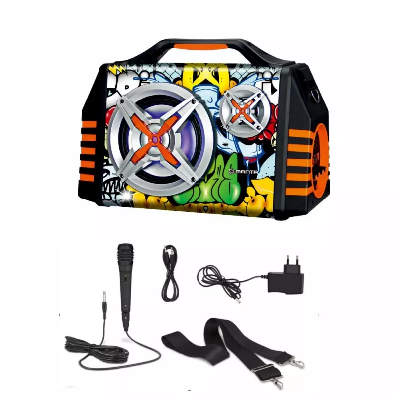 Altoparlante portatile Manta SPK1005PRO Helios 2, nero