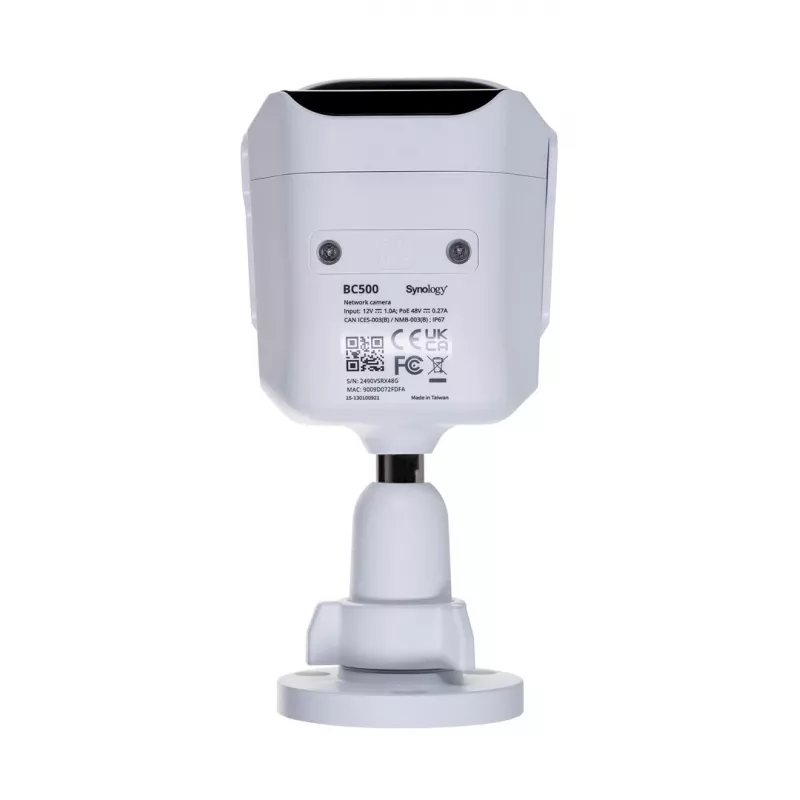 Synology BC500 telecamera di sicurezza bullet telecamera IP di sorveglianza interno ed esterno 2880 x 1620 Pixel a parete