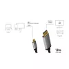 LogiLink CUA0100 Adattatore cavo DisplayPort USB 3.2 Gen1 Type-C 1,8m nero grigio