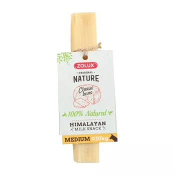 Osso naturale duro per cani ZOLUX Himalayan cheese M 57 g — aroma formaggio, taglia media, confezione singola per cani piccoli adulti
