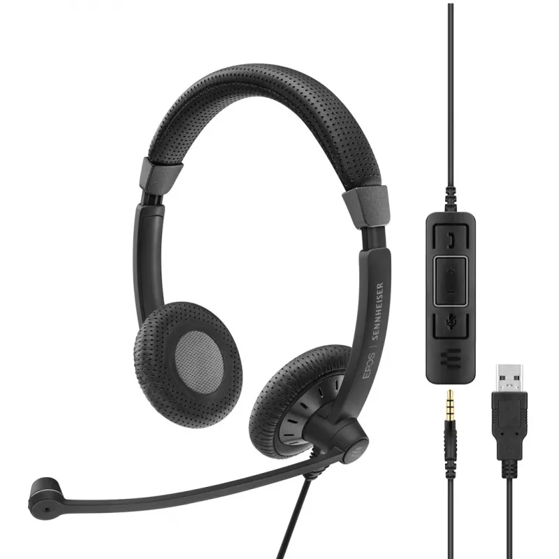 Cuffie EPOS | SENNHEISER IMPACT SC 75 USB MS con archetto cablate connettività/musica USB Type-A nero
