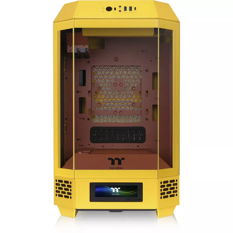 Case Mini Tower THERMALTAKE The Tower 250 Butter Caramel — microATX/Mini-ITX, supporto ATX, case compatto