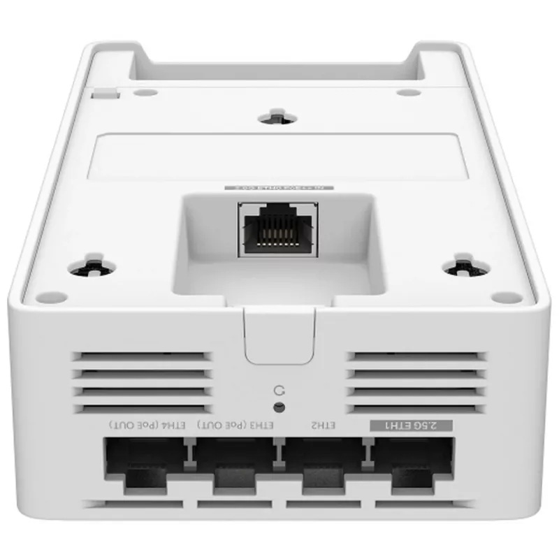 Access point wireless TP-LINK EAP775-Wall 9300 Mbit/s, Tri-Band 2.4/5/6 GHz, 5x RJ-45, PoE, bianco