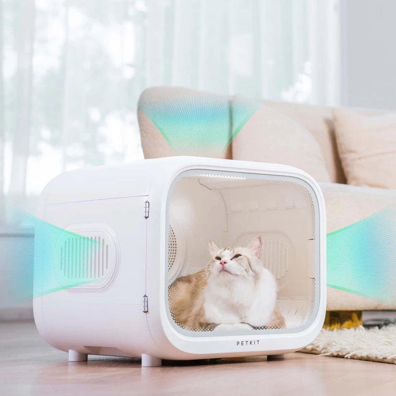 PETKIT AirSalon Max Pro asciugatore smart per gatti, bianco, modello PD10 Max