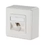 METZ CONNECT BTR IT CONNECT E-DAT Modul 8(8) AP - scatola da incasso - RJ-45 - bianco puro, RAL 9010 (1309110002-E)