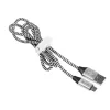 Cavo USB Tracer TRAKBK46928 1m USB A Micro-USB B nero argento