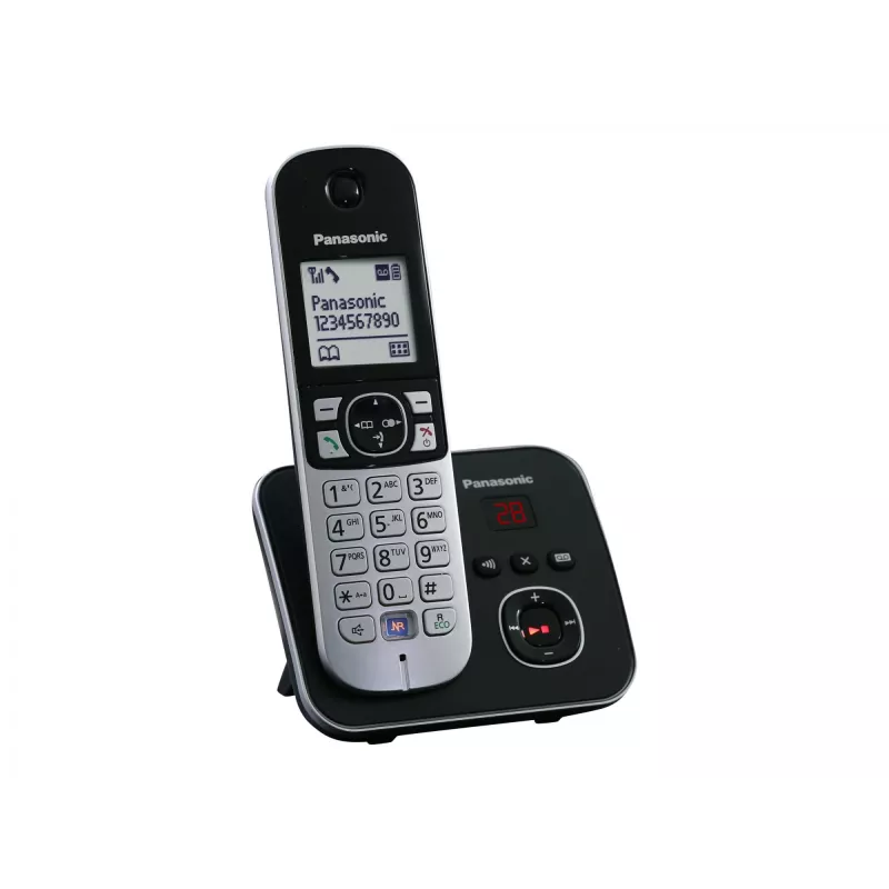 Telefono DECT Panasonic KX-TG6821GB nero