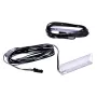 Luce LED per montaggio su scaffale cama meble Cama rettangolare 2LED a plafone nero bianco freddo