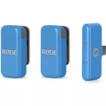 Microfono lavalier wireless Rode Wireless Micro — blu (WIMICROCBLU)