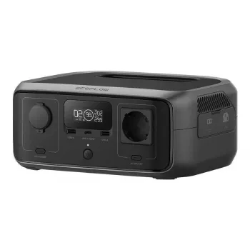 Power station portatile EcoFlow RIVER 3 UPS — LiFePO4 245 Wh, 300 W, 1 presa AC, USB-A, USB-C, ingresso AC/solare/DC