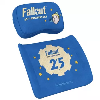 Cuscino per collo/lombare noblechairs Fallout 25th Anniversary Edition blu 2 pz.